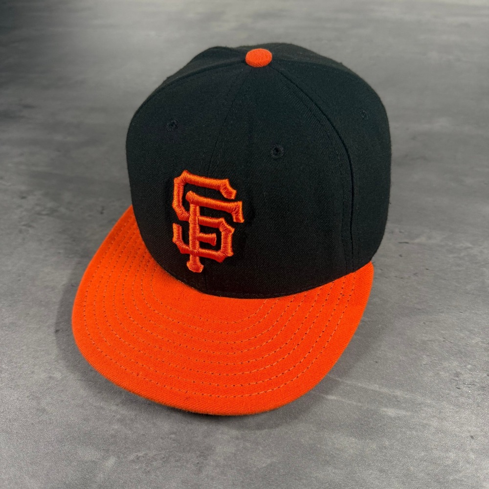 Vintage‎ San Francisco Giants Hat New Era Cap 7 USA Made 2000s Y2K Era Fitted